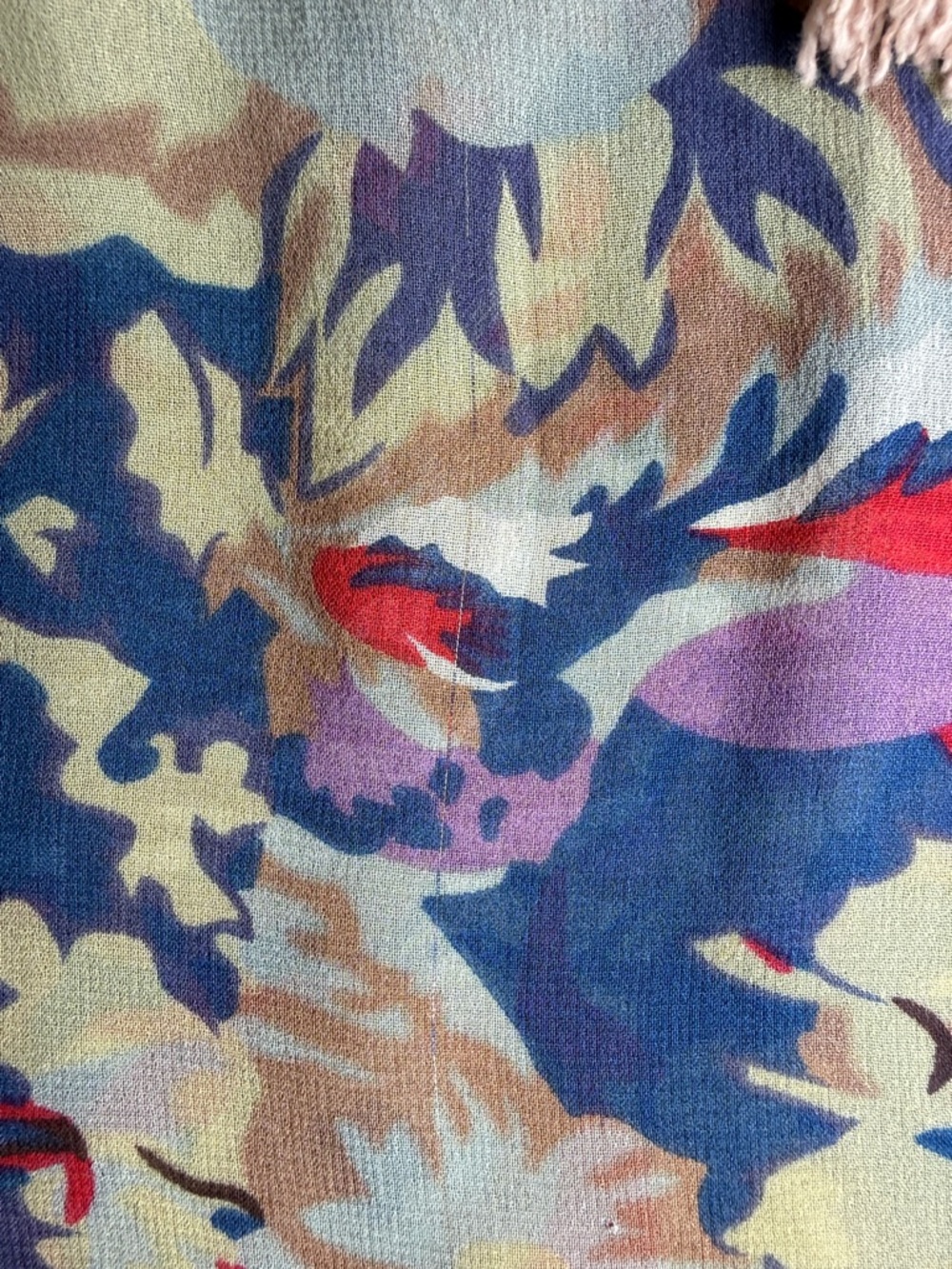 Joie Women's Floral Silk Tie-Neck Tank Red White Blue Multi Size Small - Picture 12 of 13